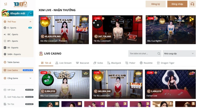 B8 7 Casino trực tuyến b8club