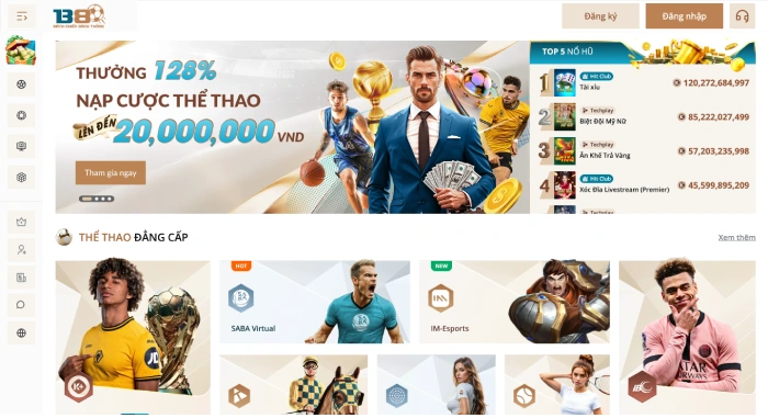 B8 5 Giao diện B8aclub trang chủ chính thức